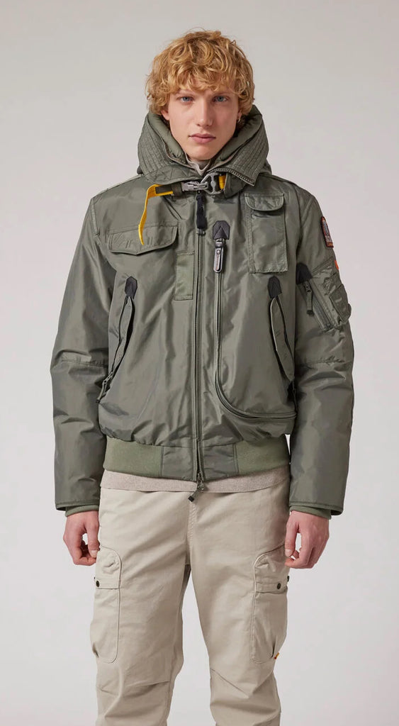 Parajumpers Men's  Gobi Down Bomber Thyme 24WMPMJKMA01 SS2425up