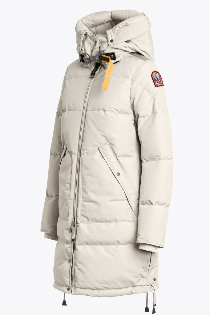 Parajumpers Long Bear Woman's Jacket in Purity Beige FW2425up