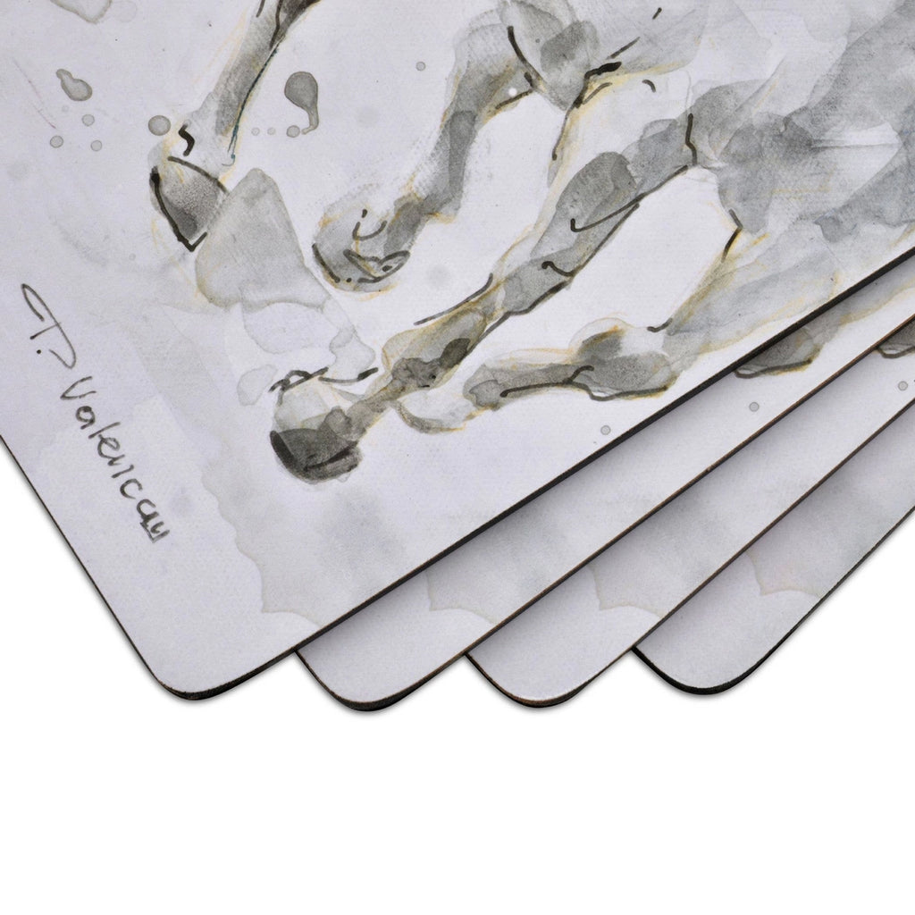 Spirited Horses Placemats Set of 4 | Equestrian Home Goods
