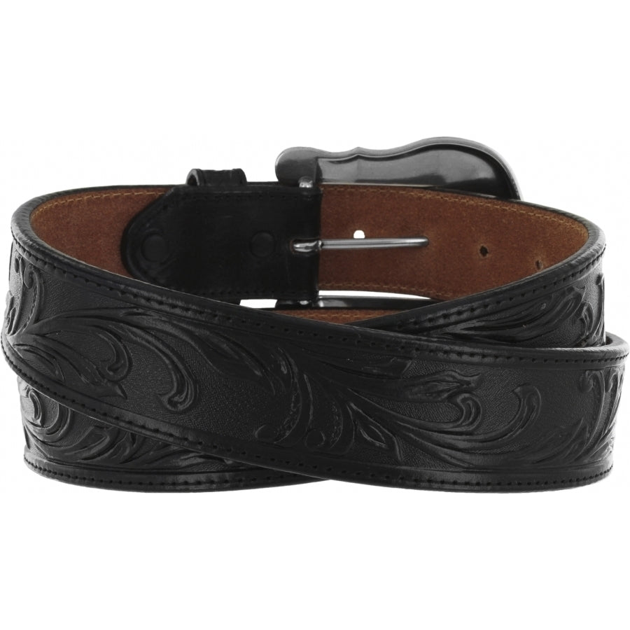 Tony Lama Westerly Ride Black Western Leather Belt C41513