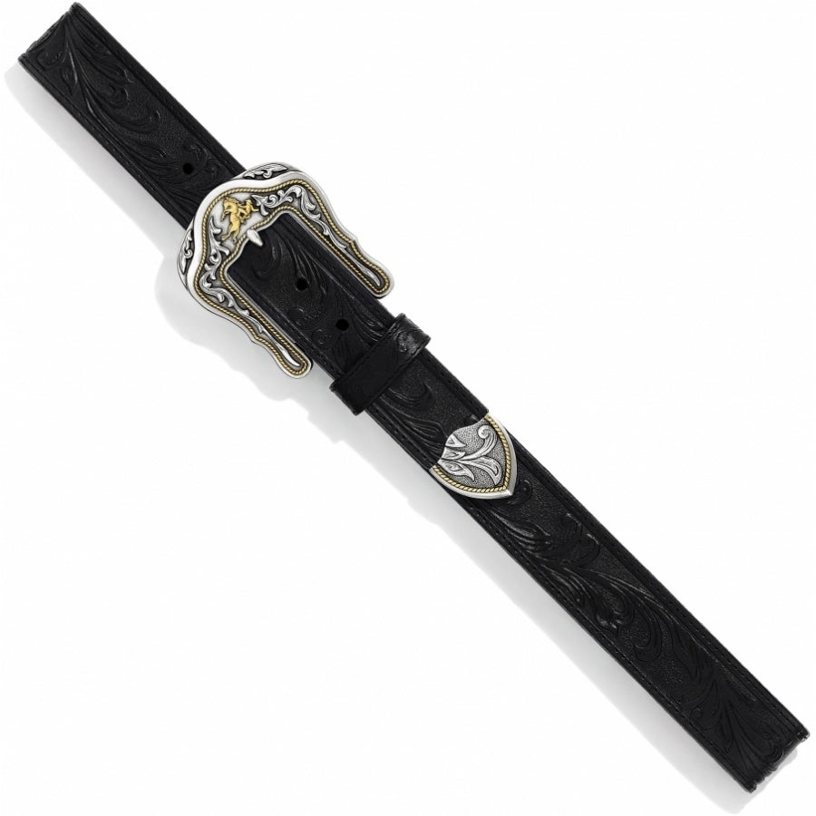 Tony Lama Westerly Ride Black Western Leather Belt C41513
