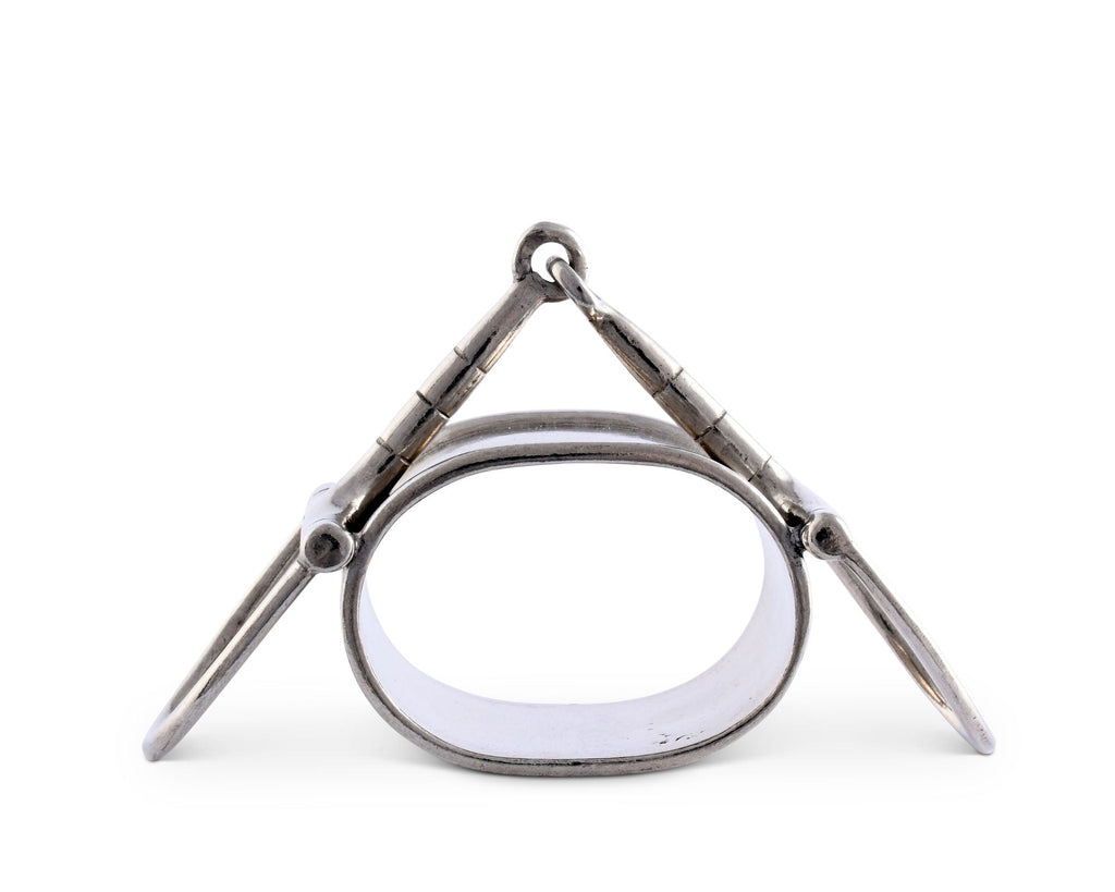 Vagabond House Horse Bit Napkin Ring luxury-grade pewter H115B-1