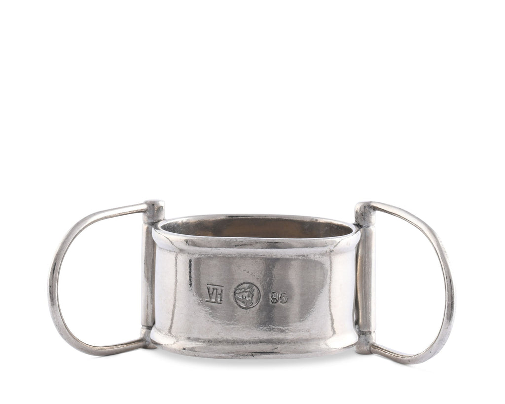 Vagabond House Horse Bit Napkin Ring luxury-grade pewter H115B-1