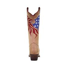 Women's American Flag Eagle Cowboy Boots – Patriotic Western Boots in Brown | Corral