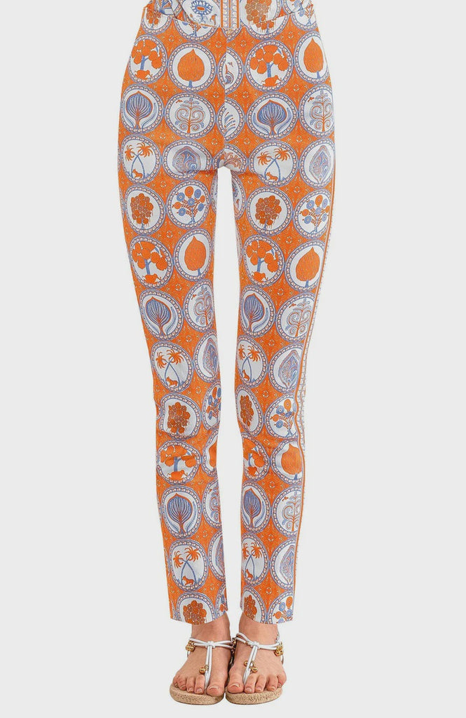 Gretchen Scott PAEQCL Pants Circle of Love Orange Periwinkle SS2425up
