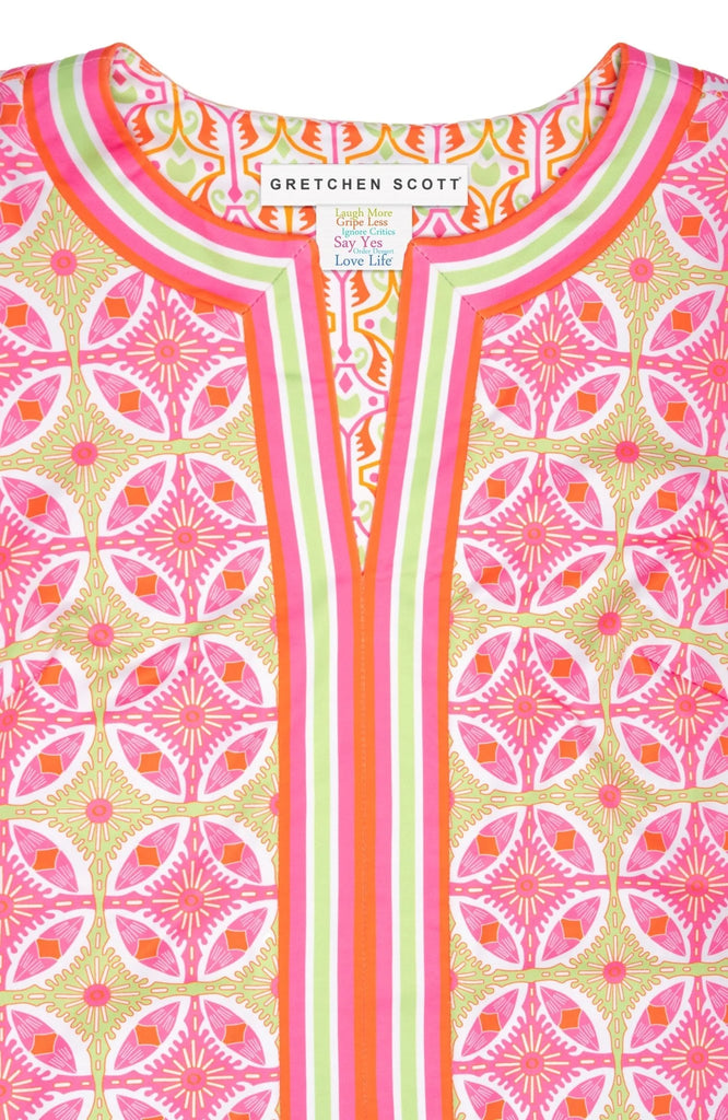 Gretchen Scott Plain Jane Dress – Pink Smell The Roses Printed Dress