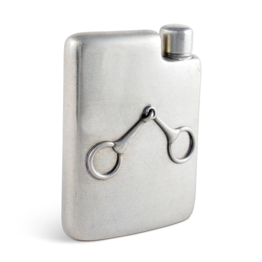 Vagabond Equestrian PEWTER FLASK Bit H143EQ FW25