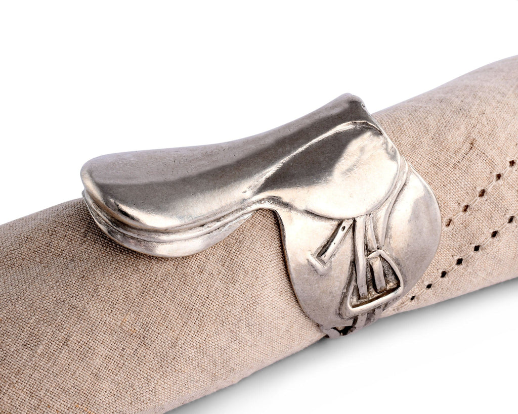 Vagabond House English Saddle Napkin Rings H115S-1 SS25