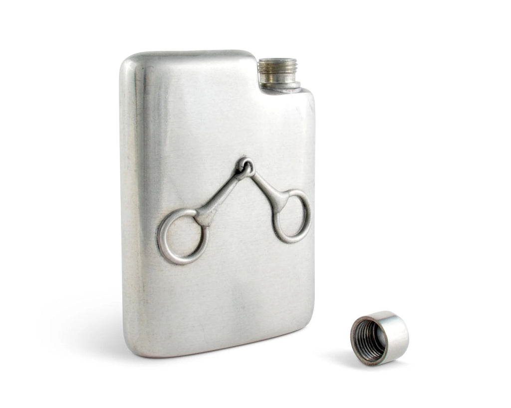 Vagabond Equestrian PEWTER FLASK Bit H143EQ FW25