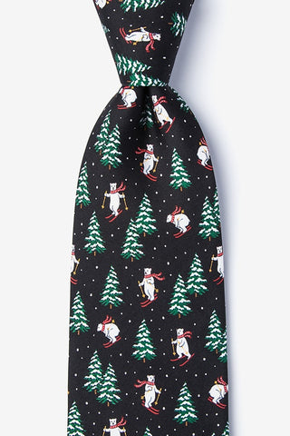 Alynn Mens Silk Holiday Tie In Blue Extreme Santa FW19 AL-30-15-76