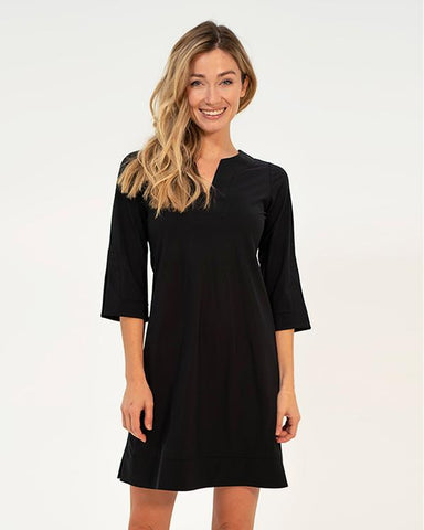 Scully Cantina Halter Dress in Black PSL053