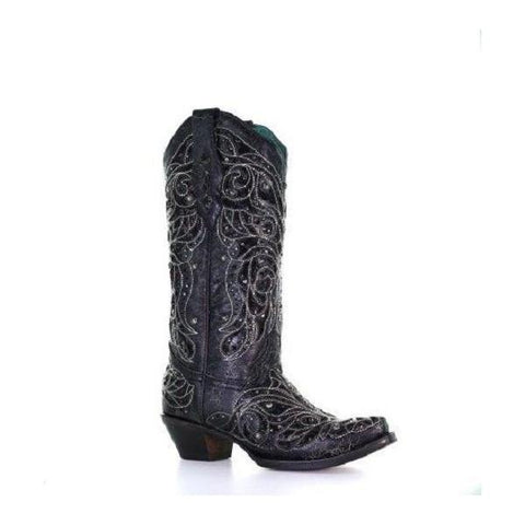 Corral Women's L5679 Red Black Cowboy Boot
