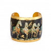 Evocateur Cavalli Cuff Bracelet VO 1097 2 inch Gold - Saratoga Saddlery & International Boutiques