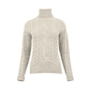 Alps & Meters Women's Classic Cable Knit Sweater