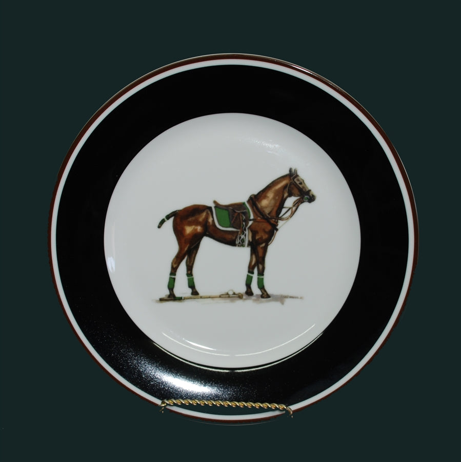 Artfully Equestrian Breakfast Plate Polo Saddle Pad