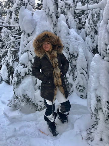 Regina Gigi Matilda White Fox Women's Winter Boot MADE in Italy ON SALE Limited Time