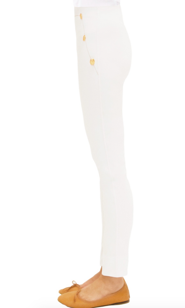 Gretchen Scott Sailor Jeans in White - Saratoga Saddlery & International Boutiques