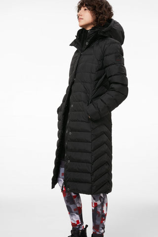 Nicole Benisti Roxy Down Parka with Fur Trimmed Hood - JK9061 - 1 LEFT On Sale!