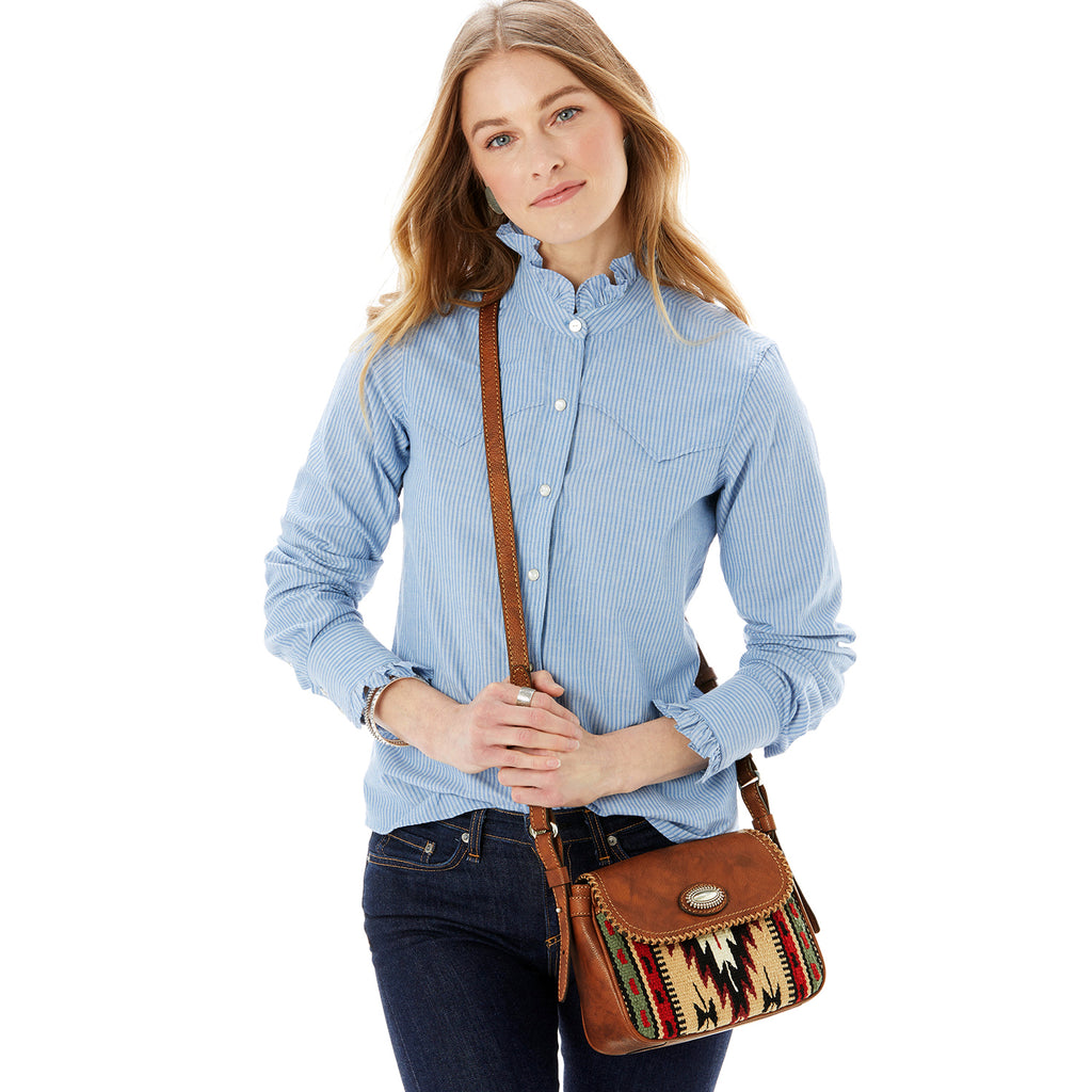 Brighton Colton Flap Cross Body Handbag H43358 From the Brighton Telluride Collection - Saratoga Saddlery & International Boutiques