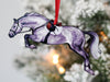 Classy Equine Horse Ornament- Gray Hunter Jumper CEHOK012 FW22 - Saratoga Saddlery & International Boutiques