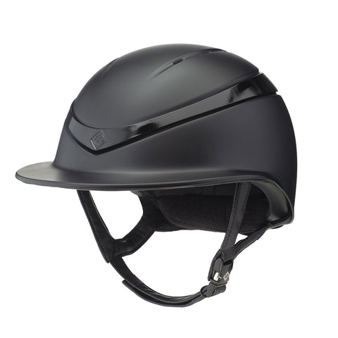 Charles Owen Ayr Plus Black Fabric Ridding Helmet