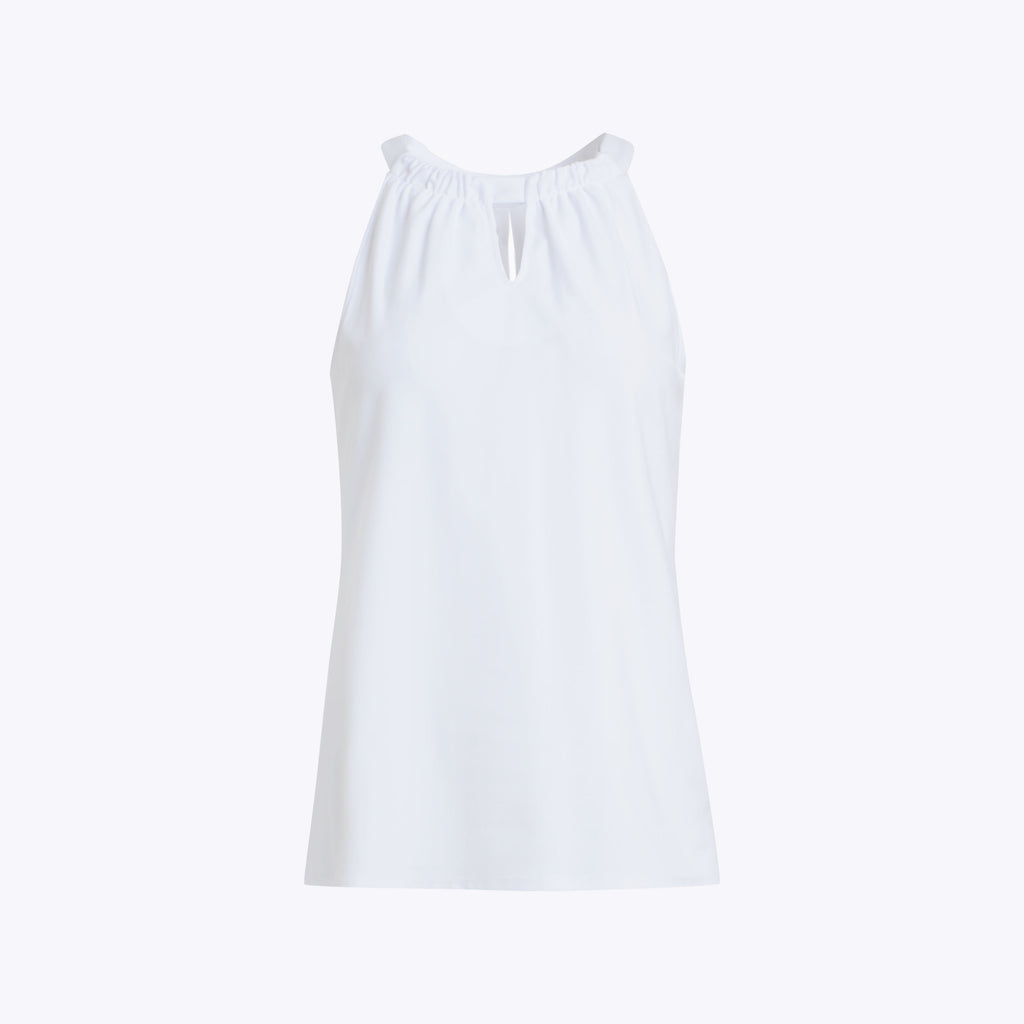 Jude Connally Claire Keyhole Top in White SS22 - Saratoga Saddlery & International Boutiques