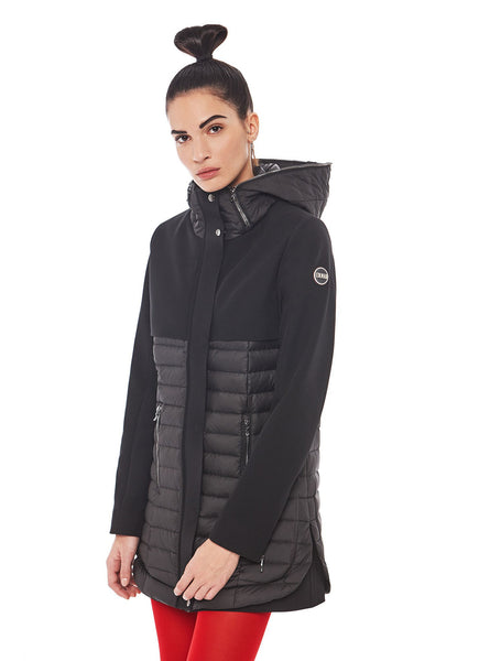 Colmar Women s Empire Down Jacket in Black Saratoga Saddlery International Boutiques