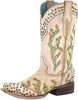 Corral Women's Cactus Cowboy Boots C3447 Saddle ON SALE - Saratoga Saddlery & International Boutiques