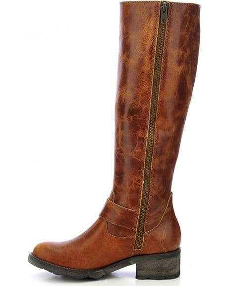 Cognac riding shop boots womens