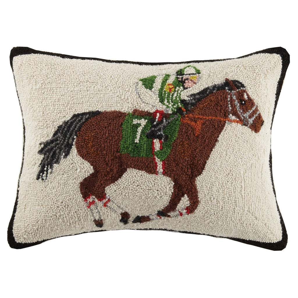 Equestrian Racehorse Hook Pillow SS22