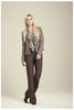 Christian Francis Roth TAYLOR Brown Tweed Wool Silk Trousers - Saratoga Saddlery & International Boutiques