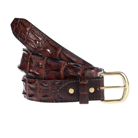 Clever with Leather Harness Release Belt - Dark Brown