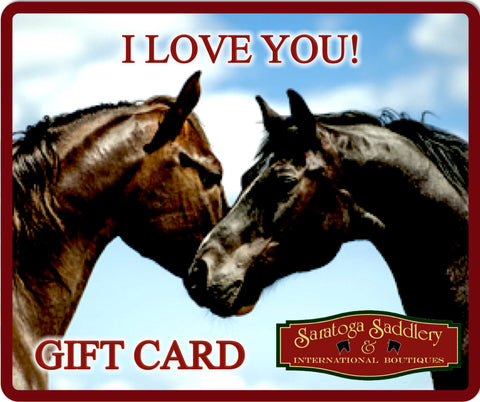 ONLINE Holiday Saratoga Saddlery Gift Card