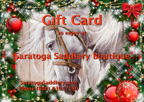 Saratoga Saddlery Gift Card
