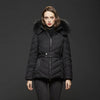 Gimo 5D190 Women's Down and Fur Jacket in Black - ON SALE! - Saratoga Saddlery & International Boutiques