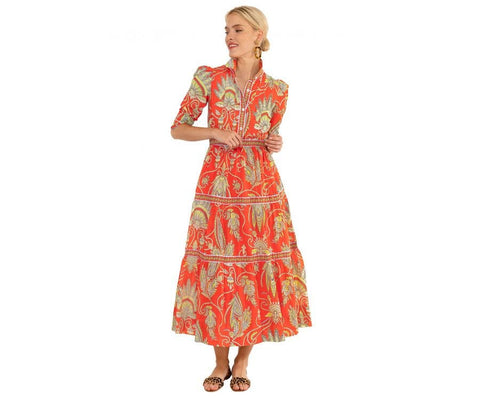 Jude Connally Beth Dress Floral Americana Multi ON SALE!