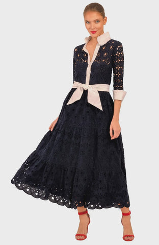 Jude Connally Shari Dress Mod Garden Poppy