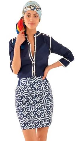 Gretchen Scott Pants PAEQGB Blues Grand Bazaar SS25up