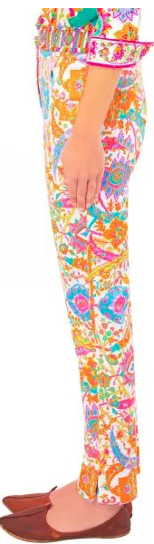 Gretchen Scott Gripeless Pull on Pants Magic Carpet Red - Saratoga Saddlery & International Boutiques