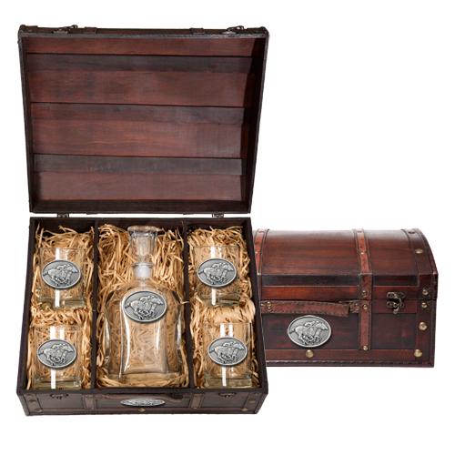 HM Capitol Chest Set Decanter By A Nose CPTC4283