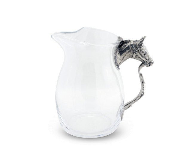 Vagabond House Glass Horse Head Pitcher H457HH - Saratoga Saddlery & International Boutiques