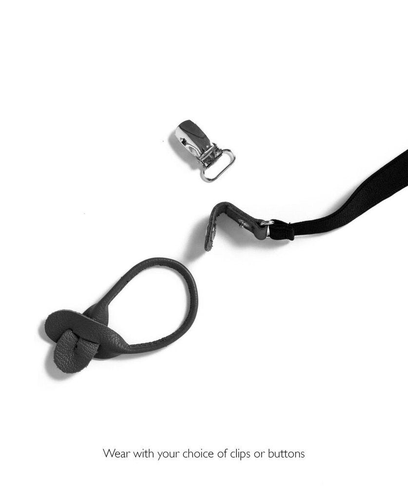 JJ Suspenders Navy Tides - Classic Navy Suspenders - Saratoga Saddlery & International Boutiques