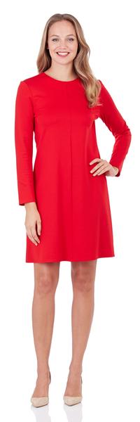 Jude Connally Karlie Ponte Dress in Red Sundance Paisley  Saratoga  Saddlery Boutiques