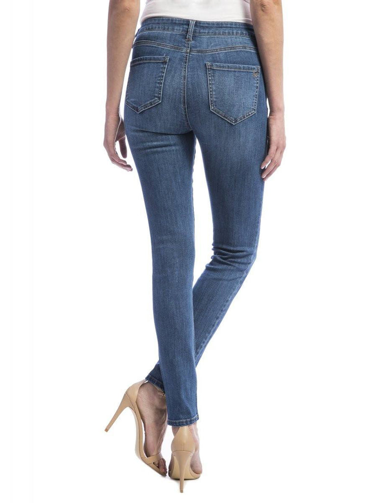 Liverpool Jeans Abby Skinny in Montauk Mid Blue - Saratoga Saddlery & International Boutiques