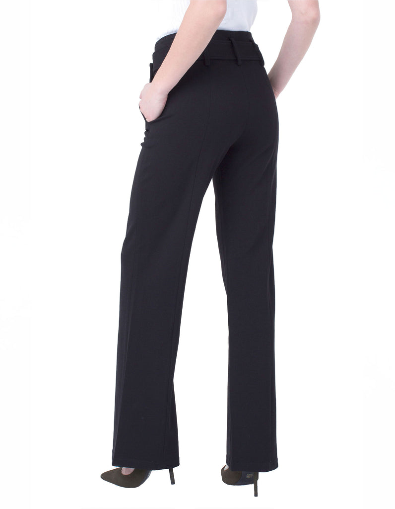 Liverpool Taylor High Waist Belted Trouser - Saratoga Saddlery & International Boutiques
