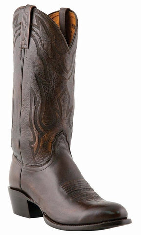 Lucchese Men's M3195 74 Burke Giant Alligator Boot in Brown SS24up