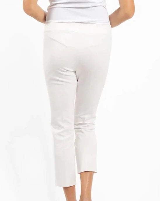 Jude Connally Lucia Pant Ponte Knit in White