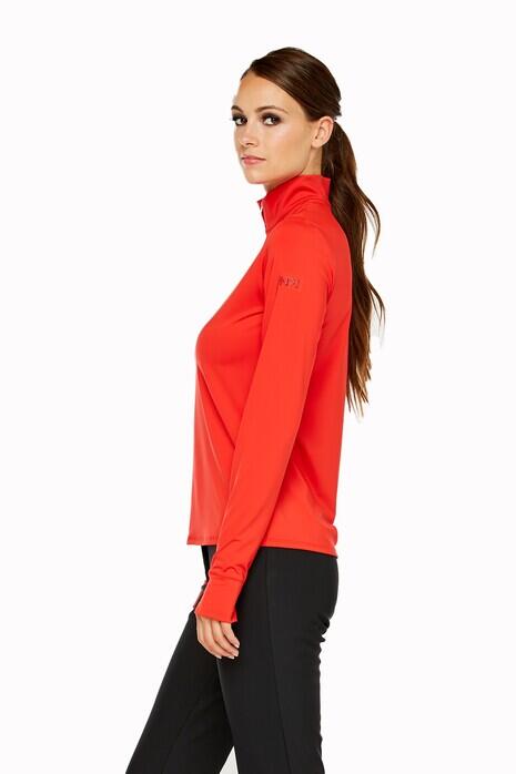 M. Miller Fleur Base Layer Embellished With Swarovski Red Techno Stretch BL24 - Saratoga Saddlery & International Boutiques