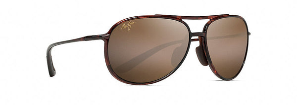 Maui Jim Aviator Tortoise Polarized Sunglasses (Alelele Bridge) NEW Maui Jim ALELELE BRIDGE Grey Smoke POLARIZED Maui Rose  main image 4
