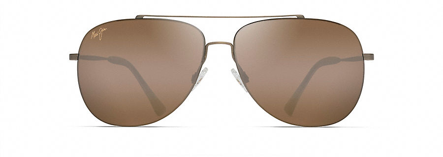 Maui Jim Cinder Cone Sunglasses in Gold Matte with HCL Bronze Lens - Saratoga Saddlery & International Boutiques